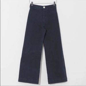 ISO Jesse Kamm Sailor Pants in Midnight Blue size 10 or 12